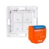 Shelly Wall switch 4 + Shelly Plus i4 White (01)
